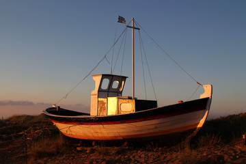 Fototapeta premium Ein altes Fischerboot