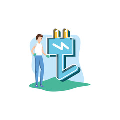 Avatar man and plug design