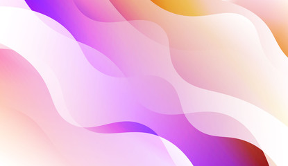 Futuristic Color Design Geometric Wave Shape. For Flyer, Brochure, Booklet And Websites Design Vector Illustration with Color Gradient.