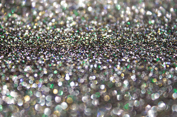 Silver sparkling background.