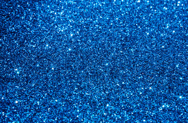Blue abstract sparkler background.
