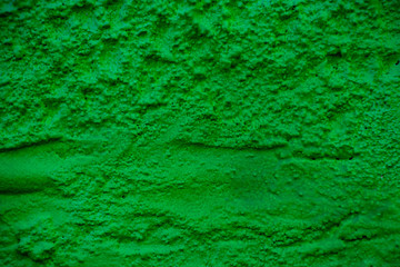 Fototapeta na wymiar Green painted brick stone texture