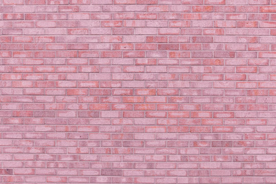 Pink Brick wall for use as a background.