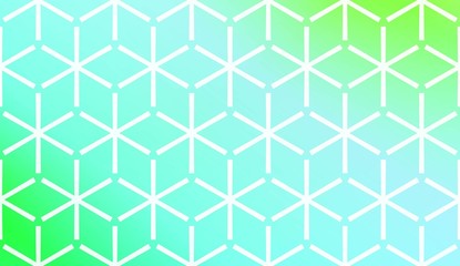 Pattern With Polygonal Geometric Elements. Vector Illustration. Template For Wallpaper, Interior Design, Decoration, Scrapbooking Page. Gradient Background