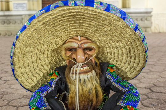 Tecuanes dance group, In this dance, the Chichimeca and Zapotec tribes join forces to defeat the tiger or tecuani