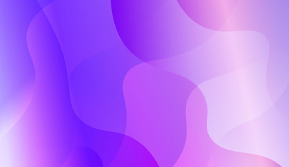 Blurred Decorative Design In Abstract Style With Wave, Curve Lines. For Creative Templates, Cards, Color Covers Set. Vector Illustration with Color Gradient.