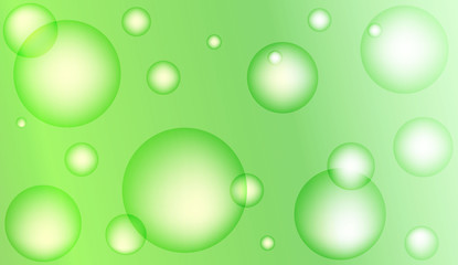 Background with bubbles. Design for your header page, ad, poster, banner. Pastel Gradient Color Vector illustration.