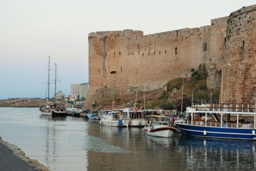 Fototapeta na wymiar Beautiful Summer Kyrenia Harbour Cyprus