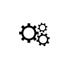 gear icon. vector sign symbol isolated on white background EPS10