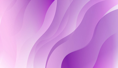 Wave Abstract Background. For Design Flyer, Banner, Landing Page. Vector Illustration with Color Gradient.