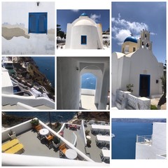 greek church in santorini greece