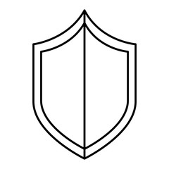 security shield guard isolated icon