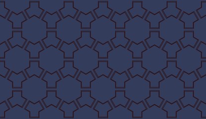 Decorative wallpaper design in shape.Vector abstract background.Modern geometric seamless pattern. for holiday decoration, holiday packaging Vector seamless pattern