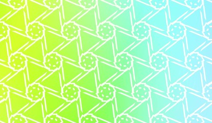 Pattern With Abstract Illusion Triangles. Gradient background. Vector Illustration. Design For Paper, Flyer, Presentation, Invitation Card