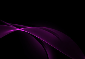 Abstract background waves. Black and purple abstract background for business card or wallpaper © britaseifert