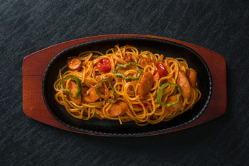 スパゲッティナポリタンSpaghetti alla napoletana(Tomato pasta)
