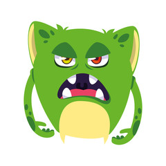 funny monster comic character avatar