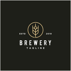 brewery logo / craft beer vector icon logo design
