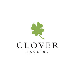 clover leaves vector icon logo design