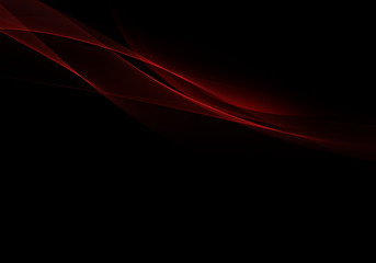 Abstract background waves. Black and red abstract background for wallpaper oder business card