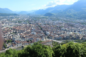 Le belvédère de Grenoble