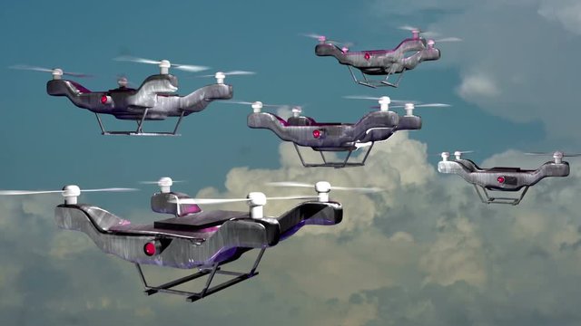 Lots of consumer style drones