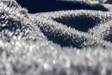 Beautiful Macro of Ice Crystals