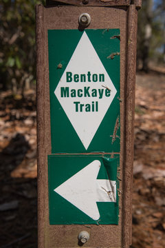 Benton MacKaye Trail Marker