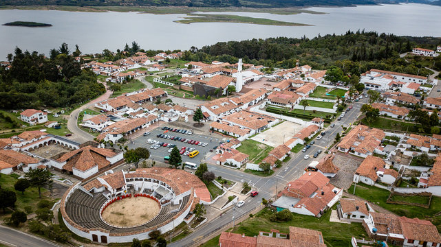 Guatavita Cundinamarca_Vista aerea Drone
