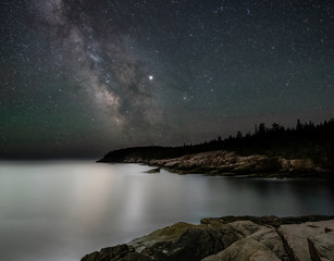 Milky Way in Acadia National Park Maine 