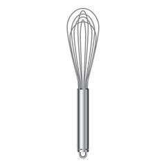 metal egg whisk beater vector graphic icon illustration