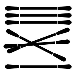 Fototapeta premium cotton swab vector graphic icon illustration