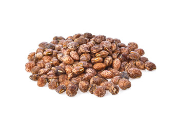 Nuts seed isolated on white background