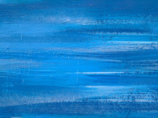 Blue watercolor paint wall background © Denis Darcraft