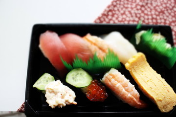 Japanese cuisine, freshness sushi 
