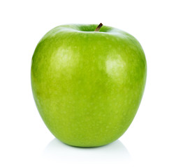 Green apple, isolated on white background