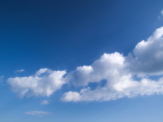 blue sky with clouds