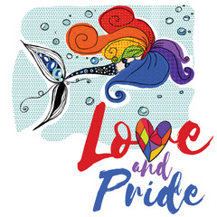 Fototapeta premium Love and Pride