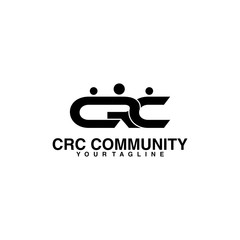 letter crc initial logo design