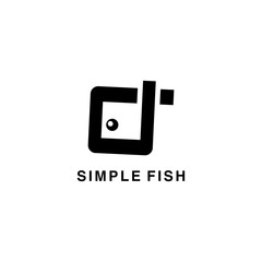 simple fish logo design