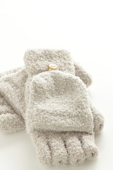 no brand gloves with copy space