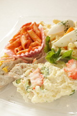 potato and mayonnaise salad