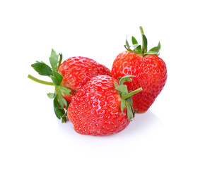strawberry on white background