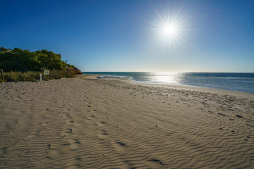 Obraz premium sand dunes in the sunset, bills bay, coral bay, western australia 6