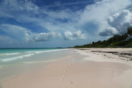 A beautiful Caribbean beach at Harbor Island, Bahamas