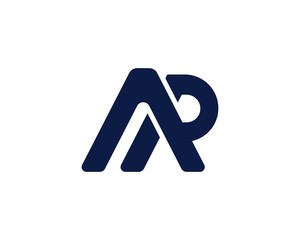 AP, PA, initial logotype creative template design