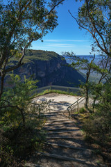 hiking to gordon falls lookout, blue mountains, australia 3