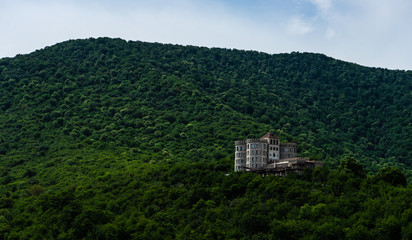 Fototapeta na wymiar Castle on the hill top