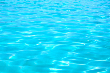 Ocean or sea water texture. Idea of a summer vacation or clear turquoise water