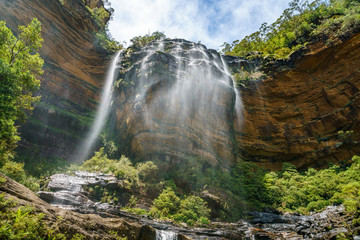 beautiful waterfalls, wentworth falls, blue mountains, australia 38